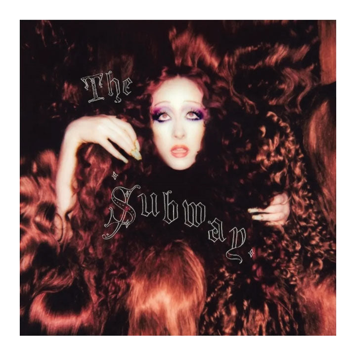 Album cover with a Chappell Roan in a fur coat and dramatic makeup, featuring the text 'The Subway'.