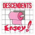 Album cover with 'DESCENDENTS' and 'Enjoy!' text on a grid background