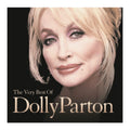 vinyl cover for 'The Very Best Of Dolly Parton' featuring a close-up portrait of Dolly Parton with blonde hair against a black background, with the title text in beige at the bottom.