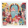 Album cover for 'Fear Fun' by Father John Misty with colorful illustrations and text.