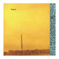 Album cover with a yellow gradient, Washington Monument silhouette, and text on a blue border