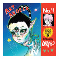 Grimes- Art Angels album cover. Comic book style with three eyed character
