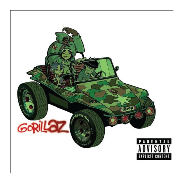 Gorillaz self titled album cover