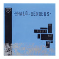 Album cover for 'The Halo Benders' 'The Rebels Not In' with text and a logo on a blue background