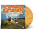 los ojos del condor album cover, yellow with red vinyl peaking out