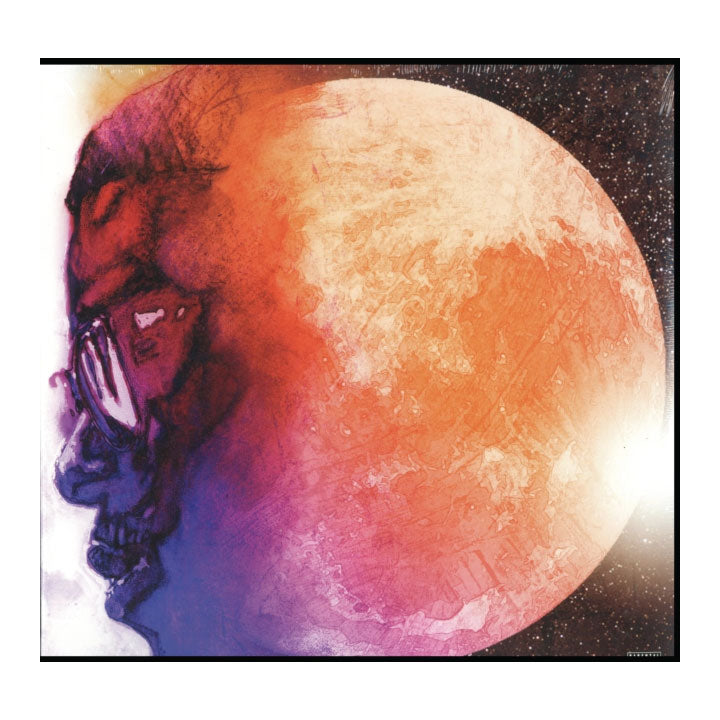 Artistic depiction of a helmeted figure against a colorful, textured background