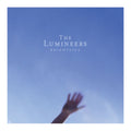 Album cover for 'Brightside' by The Lumineers with a hand reaching towards a blue sky.