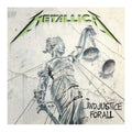 Album cover of Metallica's '...And Justice for All' with a classical statue design.
