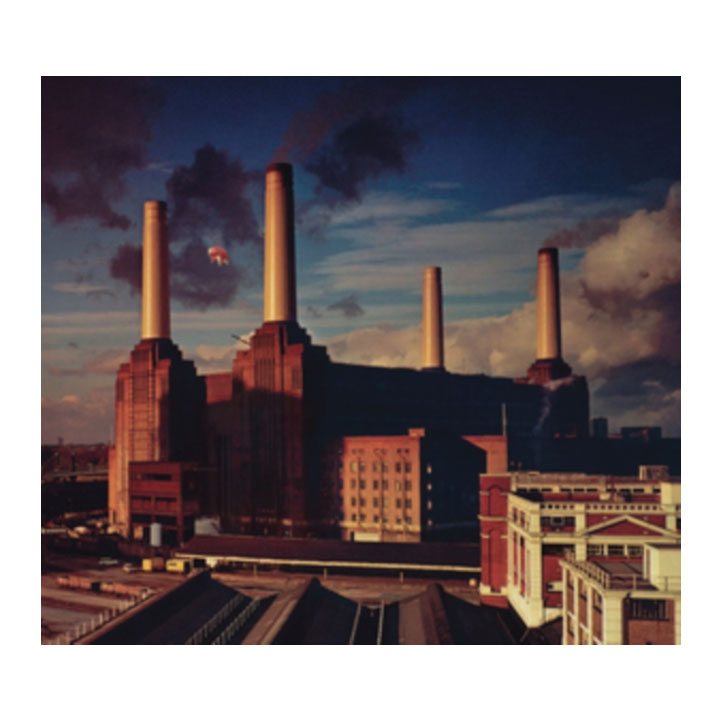 factory. pink floyd animals album cover