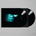 2 LP album, black background with blurry blue girl.