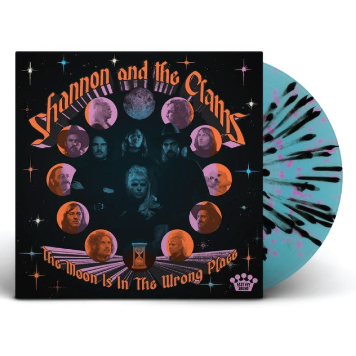 Vinyl record with cover featuring 'Shannon and the Clams' and tie-dye design