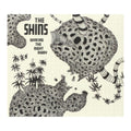 Album cover for 'Wincing the Night Away' by The Shins with black and white illustrations on a beige background.