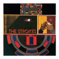 Album cover for 'Room on Fire' by The Strokes with colorful design elements.