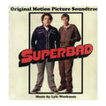 superbad soundtrack cover showing word and movie chacters