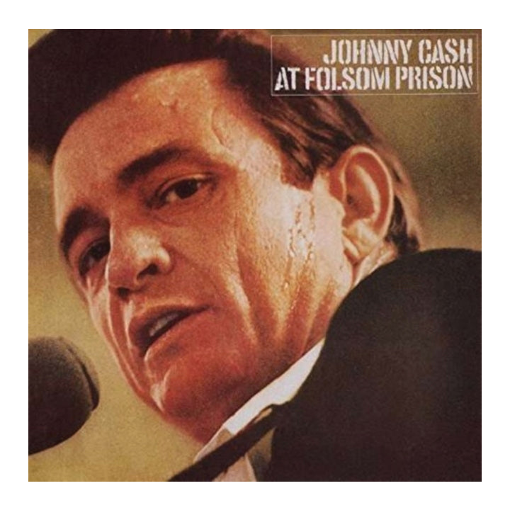 johnny cash at folsom prison vinyl record cover