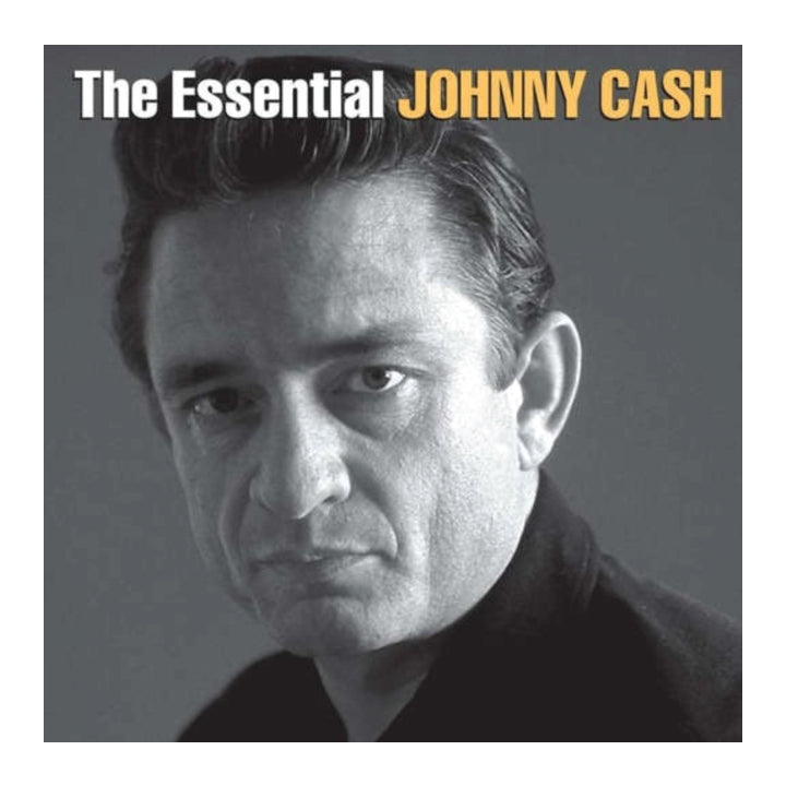 the essential johnny cash vinyl record cover